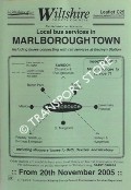 Local bus services in Marlborough Town, from 20th November 2005 by Wiltshire County Council